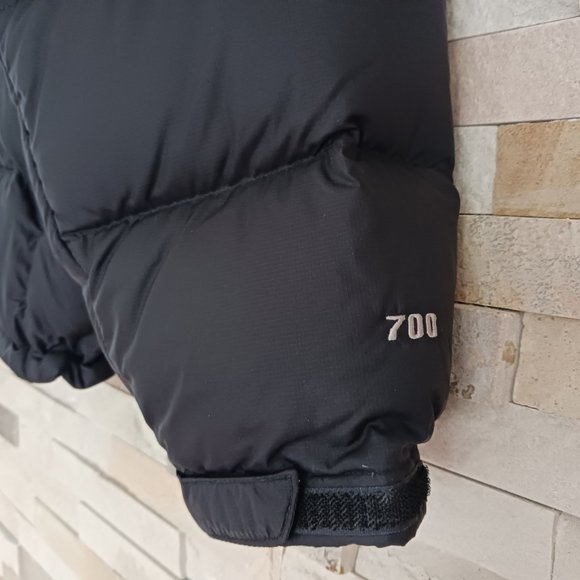 North Face Mens XL Black Nuptse Jacket Goose Down Winter Puffer Bubble Ski Coat - Picture 2 of 7